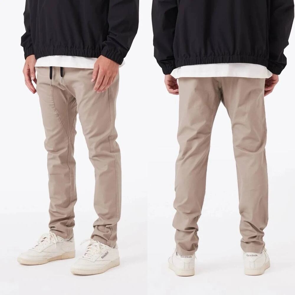 Zanerobe Sureshot Chino Pant Tan Khaki Casual Drawstring Waist Men's 30